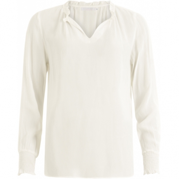 Coster Copenhagen, Blouse with smock at cuffs